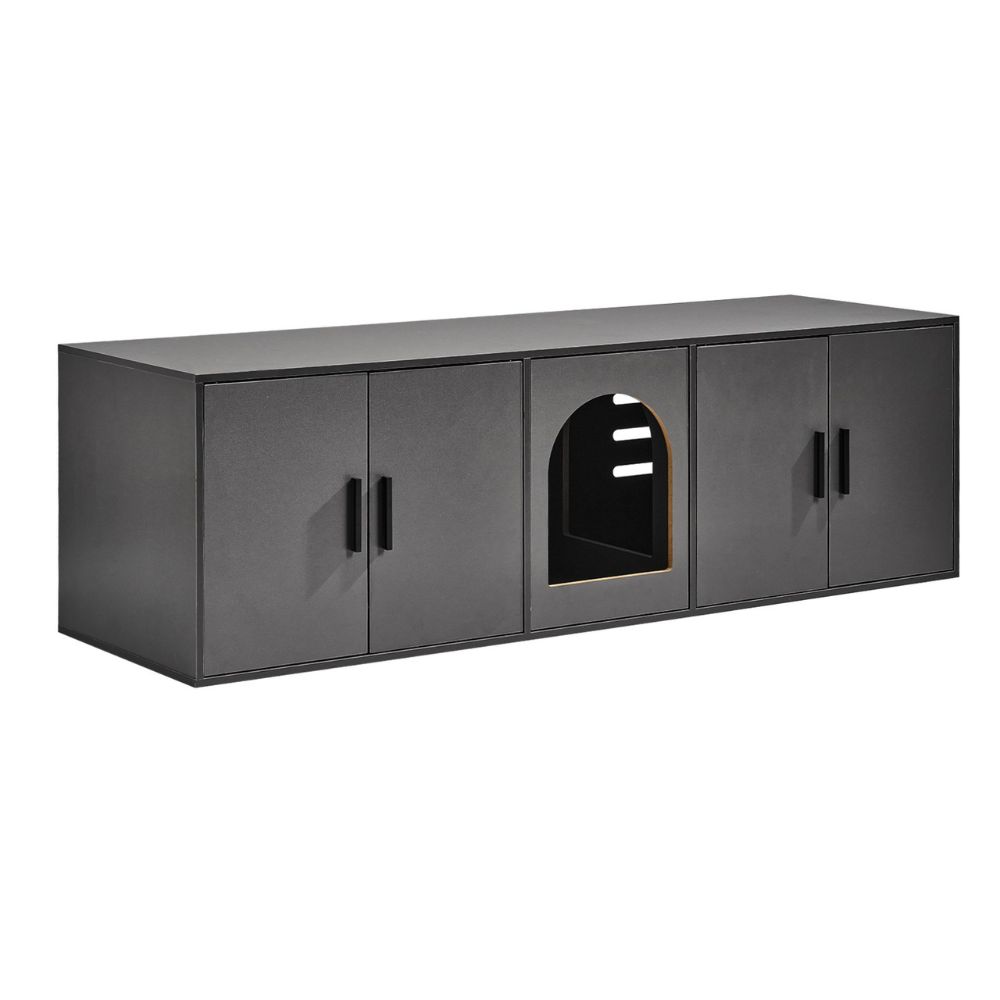 Cat Litter Box Enclosure for 2 Cats Litter Box Furniture