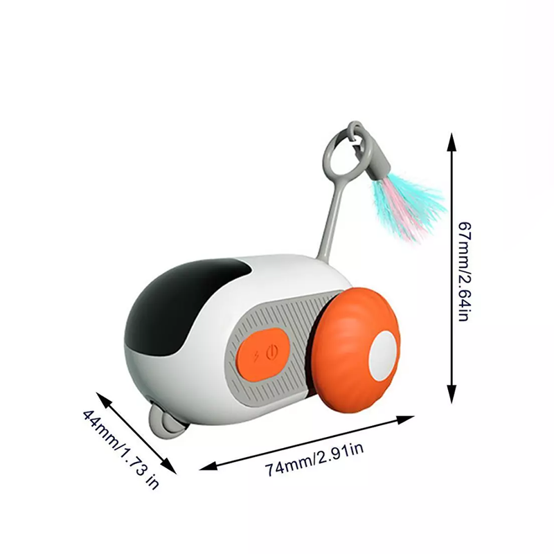 Rechargeable Interactive Remote Control Toy Car for Cats